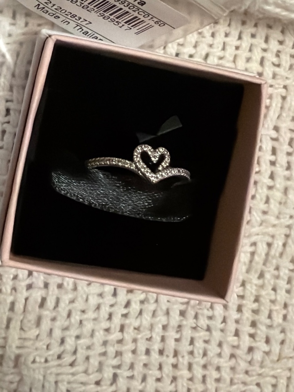 Pandora Heart Ring - size 60 (US 9)